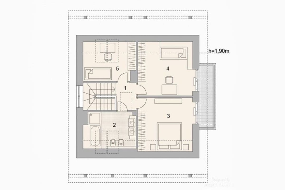 Фото плана дома от 150 м²