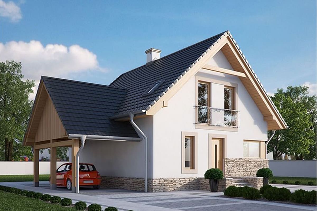Фото каркасного дома от 150 м²