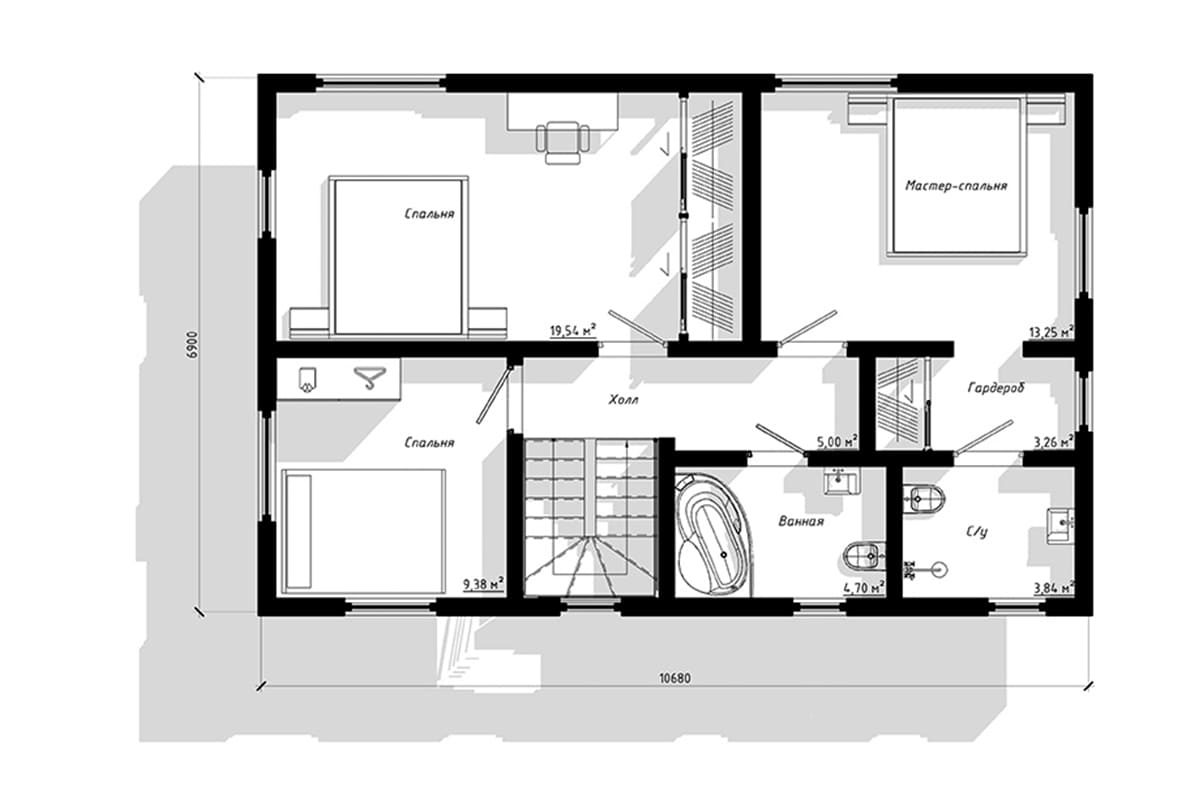 Фото плана дома от 150 м²