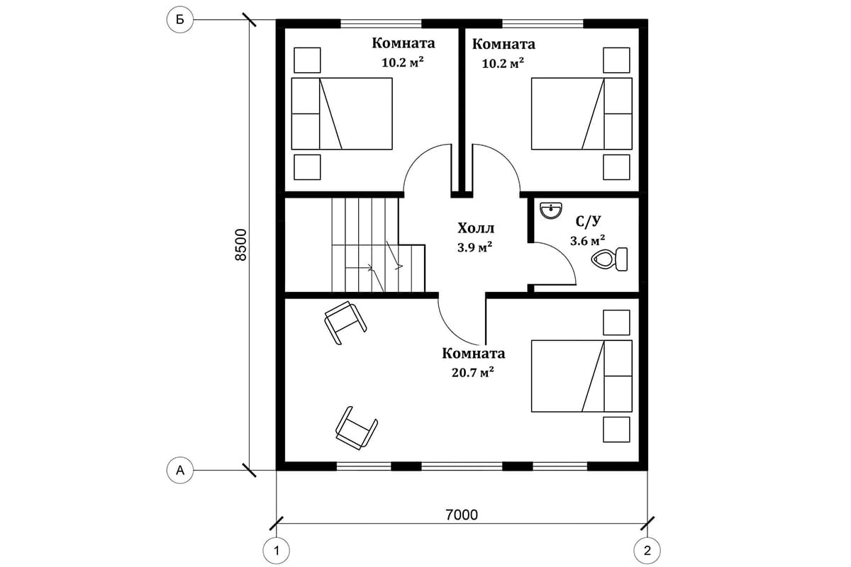 Фото плана дома до 150 м²