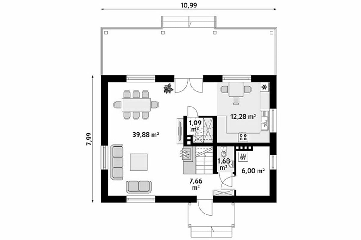 Фото плана дома до 150 м²