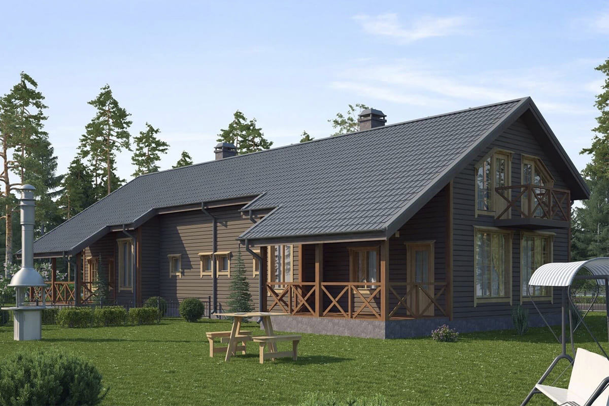 Фото плана дома от 150 м²