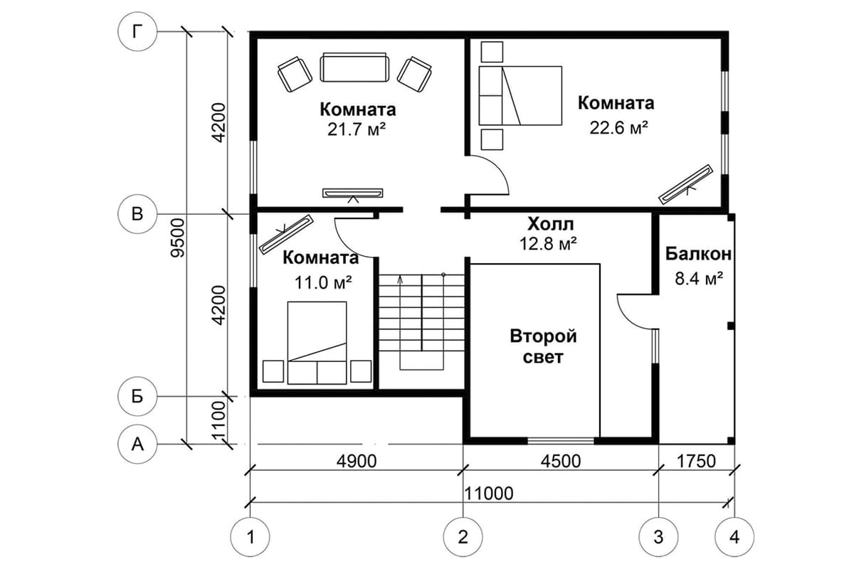 Фото плана дома от 150 м²