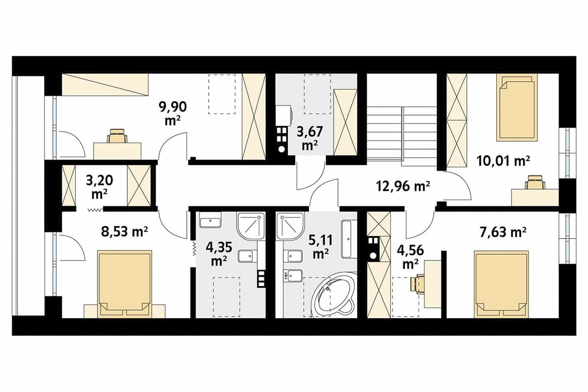 Фото плана дома от 150 м²