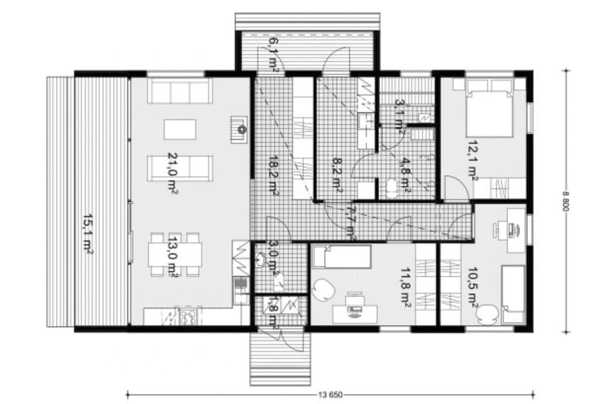 Фото плана дома от 150 м²
