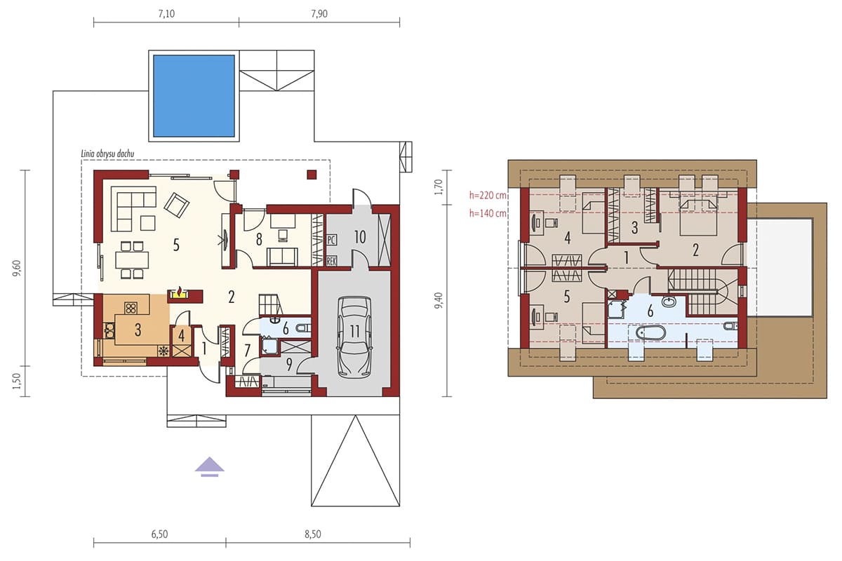 Фото плана дома от 150 м²