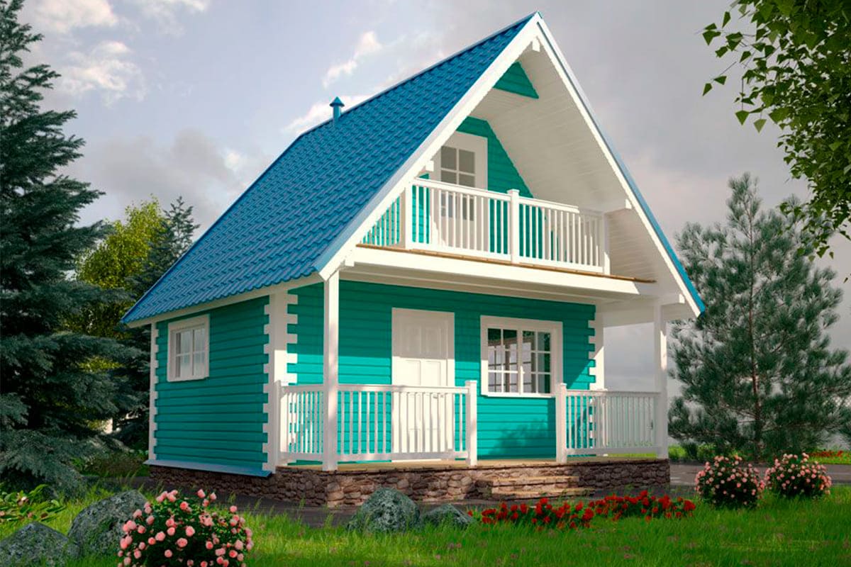 Фото каркасного дома до 100 м²
