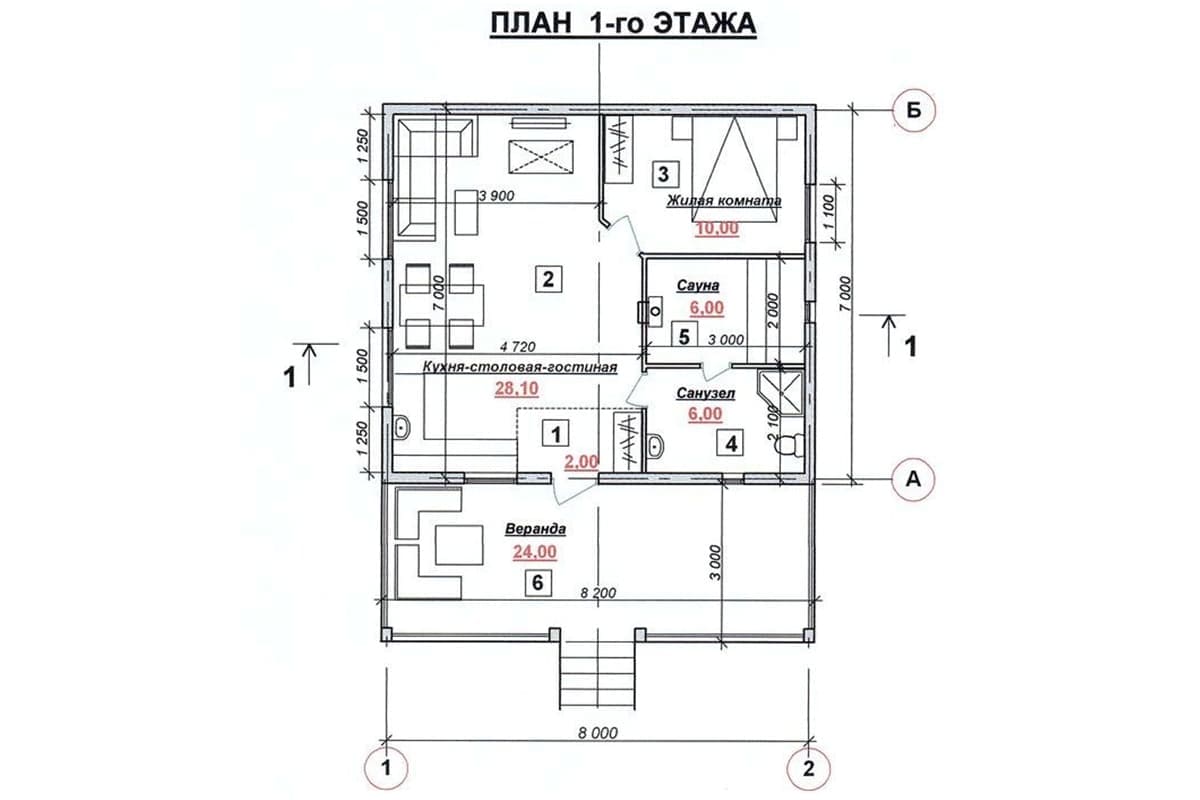 Фото плана дома до 150 м²