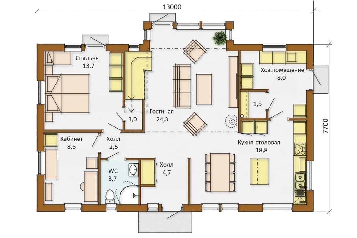 Фото плана дома от 150 м²
