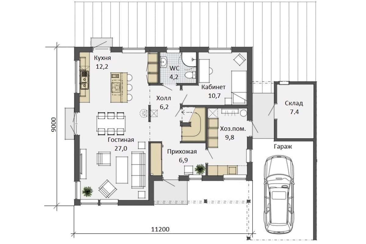 Фото плана дома от 150 м²