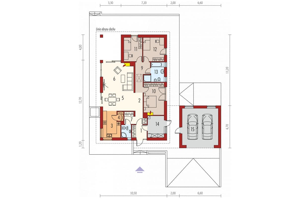 Фото плана дома от 150 м²