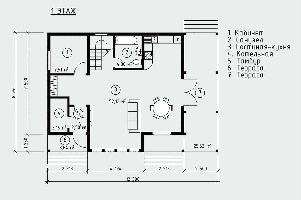 Фото плана дома от 150 м²