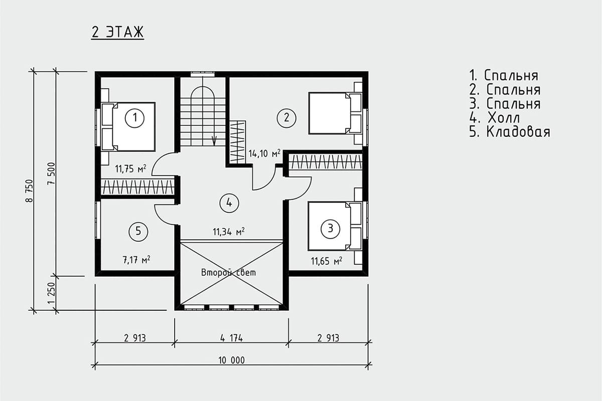 Фото плана дома от 150 м²