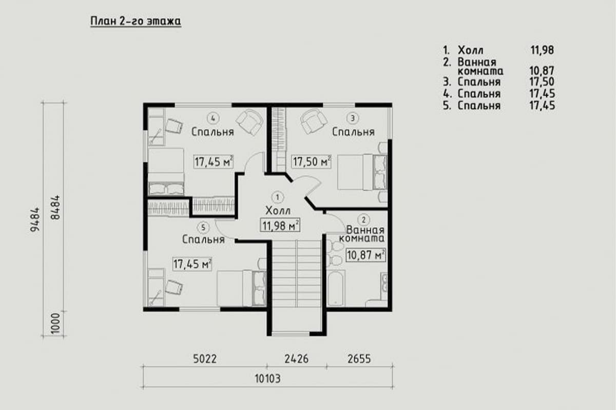 Фото плана дома от 150 м²